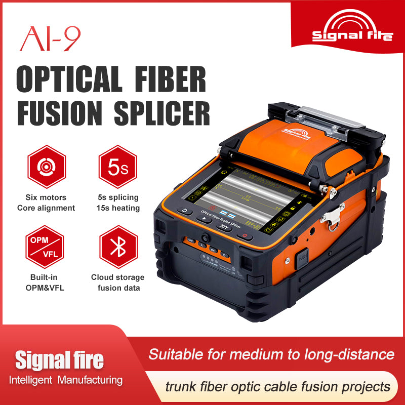 AI-9 100km Trunk Line Optical Fiber Fusion Splicer