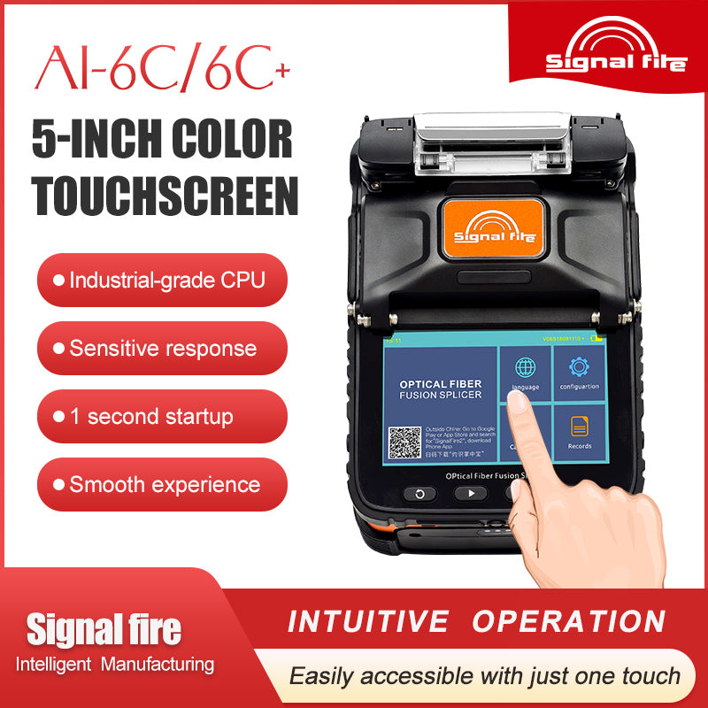 AI-6C/6C+ 10km Optical Fiber Fusion Splicer
