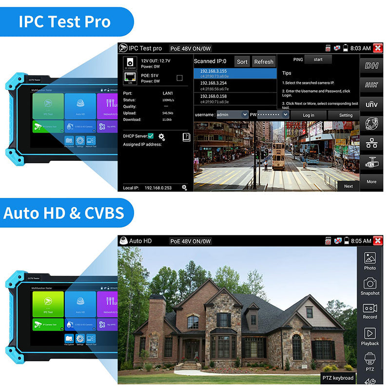 [High Demand - Pre-Order Open] NOYAFA NF-IPC715 CCTV Camera Tester With 4K Support