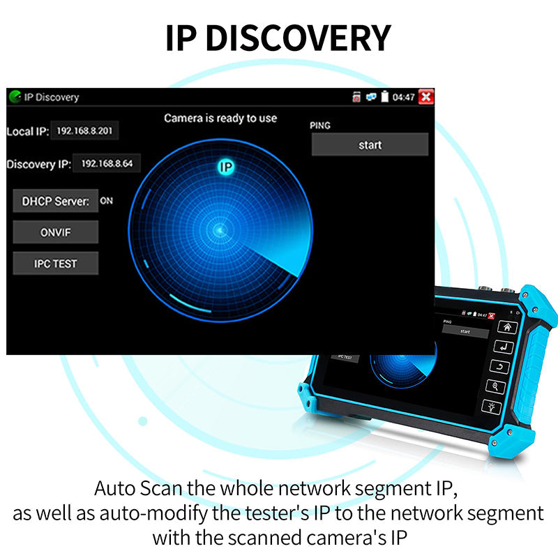 [High Demand - Pre-Order Open] NOYAFA NF-IPC715 CCTV Camera Tester With 4K Support