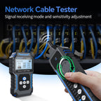 NOYAFA NF-8209 Pro Network Cable Toner & Probe Kit with Integrated Trace & Wire Mapping Receiver, Anti-interference Cable Locating, Cable Fault Testing, Length Testing, PoE, Port Flash, Crimp Testing for Network Installation & Maintenance