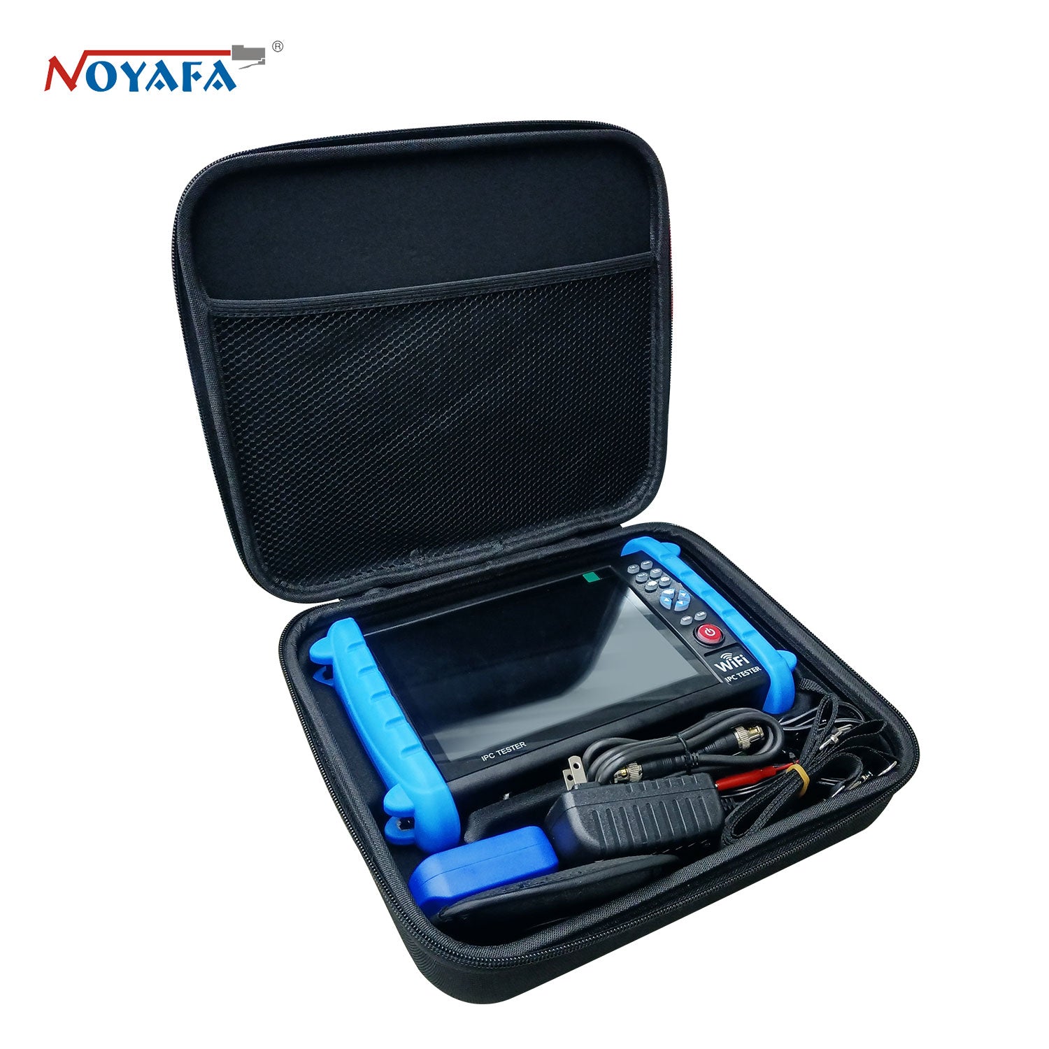 Noyafa NF-IPC722 Professional CCTV Tester & Network Analyzer – 7 Touchscreen, 4K Cameras & 30+ ONVIF & CVBS Protocols Support, PoE, TDR, and OPM Tools