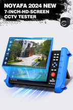 Noyafa NF-IPC722 Professional CCTV Tester & Network Analyzer – 7 Touchscreen, 4K Cameras & 30+ ONVIF & CVBS Protocols Support, PoE, TDR, and OPM Tools