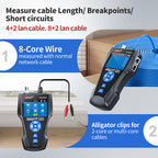 Noyafa NF-8601S TDR Cable Tracer Tester with PoE / Ping for RJ45, RJ11, BNC, Metal Cables