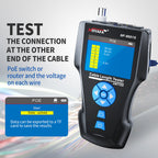 Noyafa NF-8601S TDR Cable Tracer Tester with PoE / Ping for RJ45, RJ11, BNC, Metal Cables