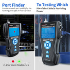 Noyafa NF-8601S TDR Cable Tracer Tester with PoE / Ping for RJ45, RJ11, BNC, Metal Cables
