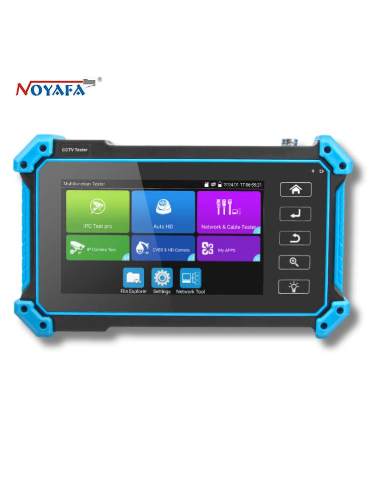 NOYAFA NF-8506 Cat5 / Cat5e / Cat6 / Cat6a Ethernet Cable Tracer & Tester with PoE / PING / Switch Testing, IP Scan, Port Flash, Cable Length Testing
