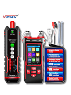NOYAFA NF-859GT 10-in-1 Multifunction Network Cable Tester with Alignment Test, Wire Detection, Port Blinking, Cable Length Test, PoE Test, Crimping Test, OPM & VFL for Ethernet & Fiber Installation, Maintenance, Troubleshooting, and Structured Cabling